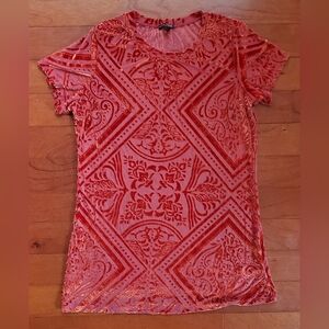 Hannah Velvet Shirt Size Small